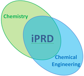 Two overlapping circles showing iPRD sits at the interface of chemistry and chemical engineering